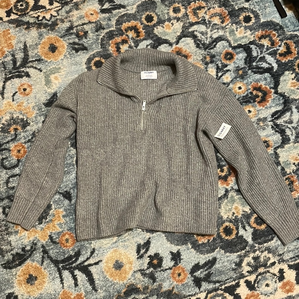 Half zip up sweater